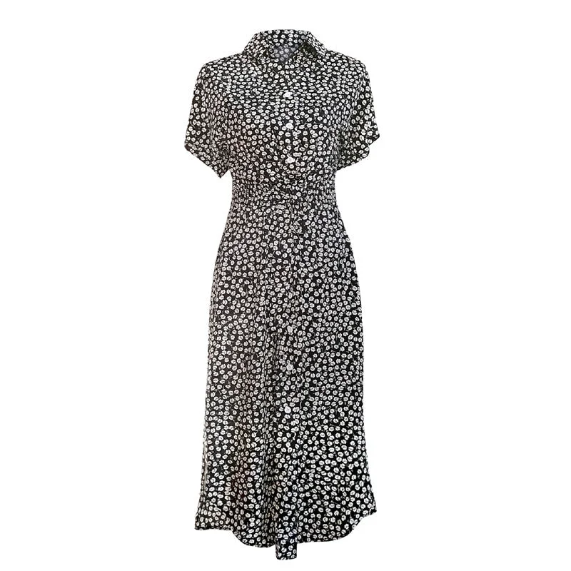 Simple Comfort Casual Short Sleeves Summer Dresses
