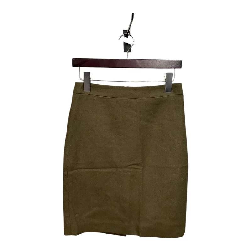 Budget-Friendly Looks Skirt Midi By J. Crew In Green, Size: 0