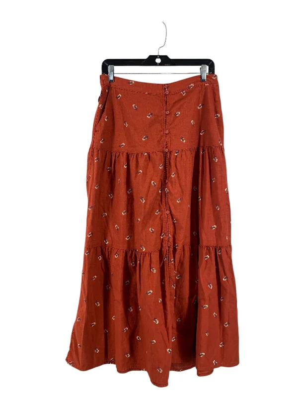 Chill Style Skirt Midi By Old Navy In Copper, Size: M