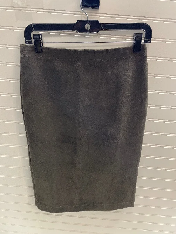 Personalized Independent Style Skirt Midi By Philosophy In Grey, Size: M