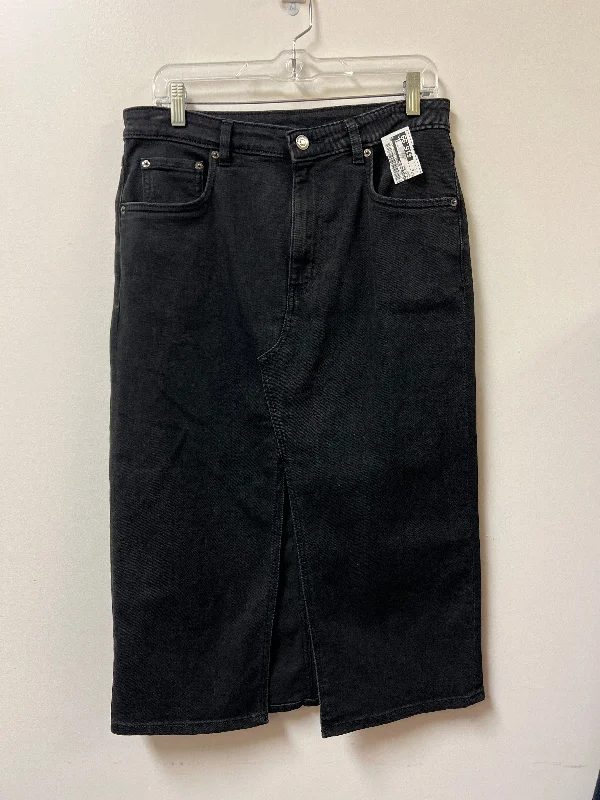 Casual Fashion Skirt Maxi By Steve Madden In Black, Size: M