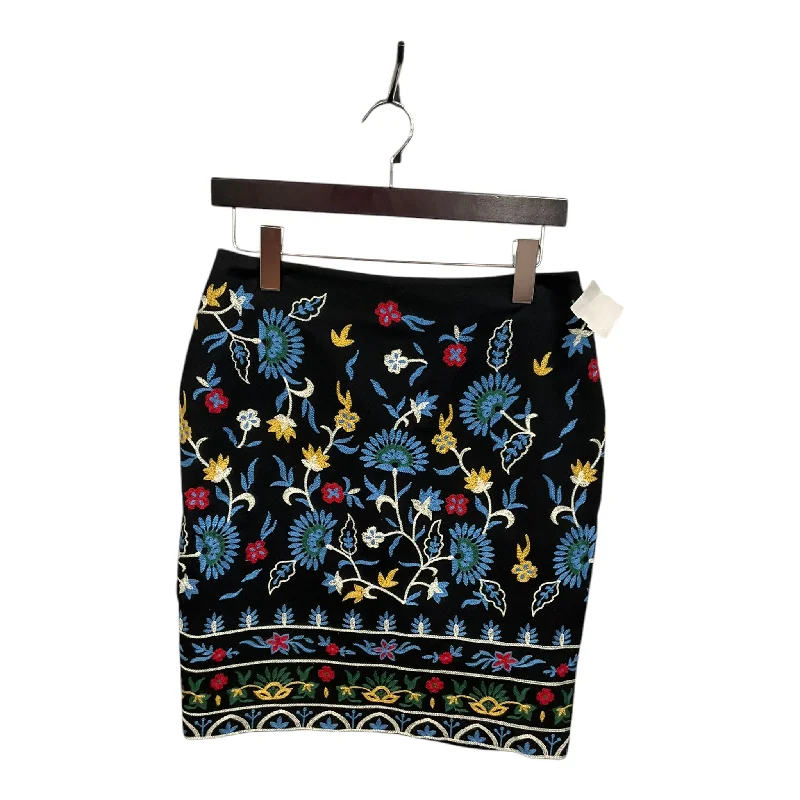 Fashion Layers Skirt Midi By J Mclaughlin In Floral Print, Size: 10