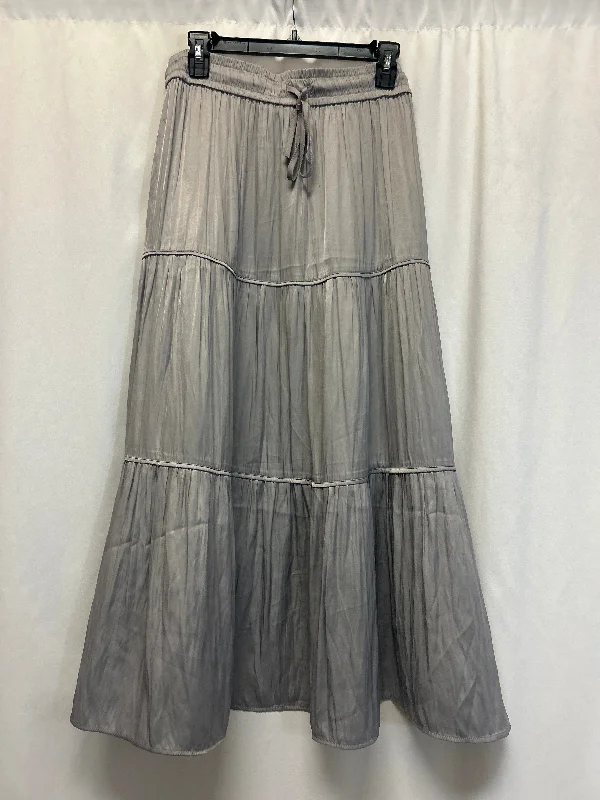 Trendy Comfort Skirt Maxi By Joie In Grey, Size: L