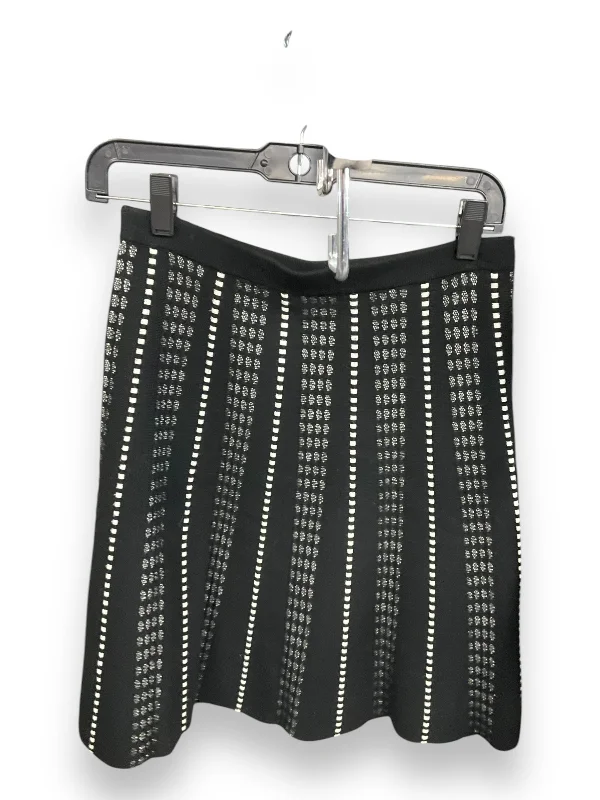 Cozy Casuals Skirt Midi By Spense In Black & White, Size: Xs