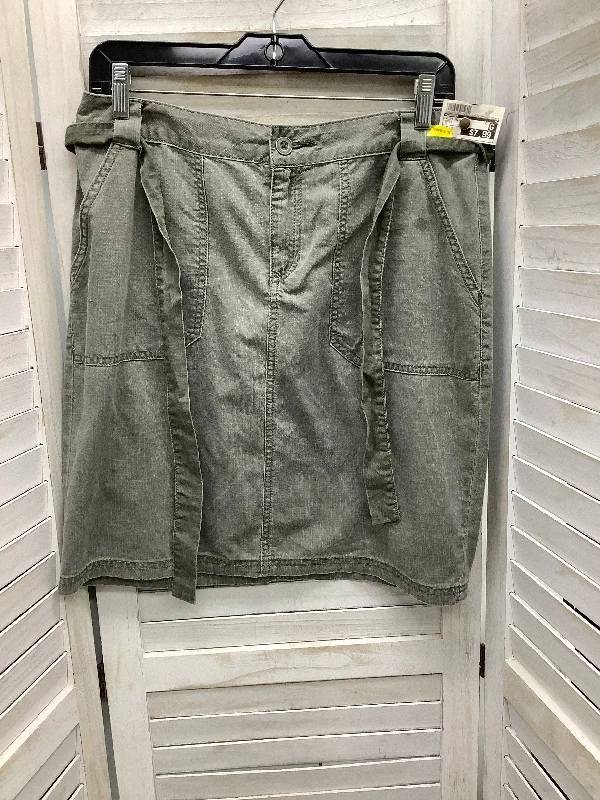 Cozy Pieces Skirt Midi By Sonoma In Green, Size: 10