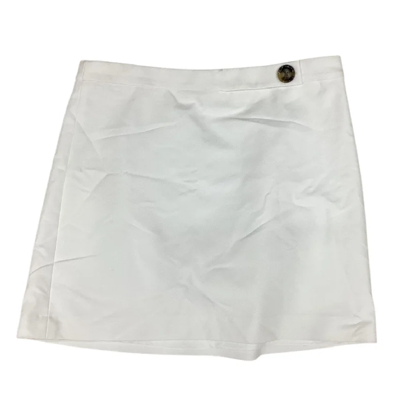 Trendy Clothing Skirt Midi By Express In Cream, Size: 12
