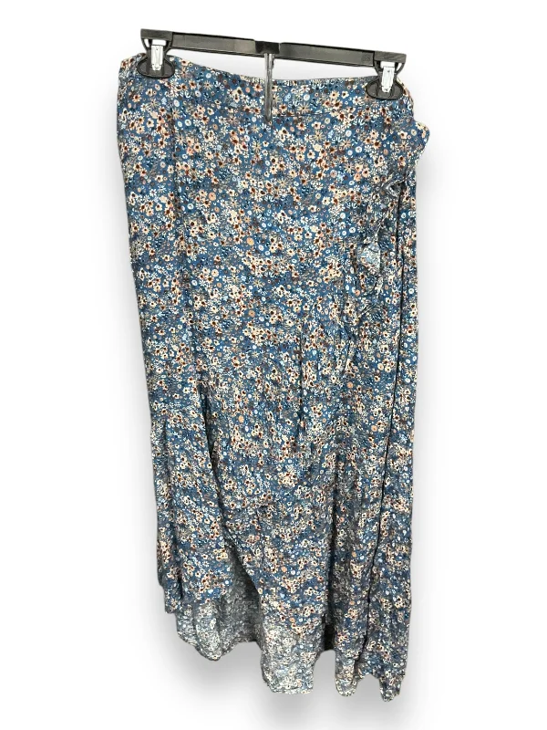 Cozy Essentials Skirt Maxi By Sonoma In Floral Print, Size: Xl