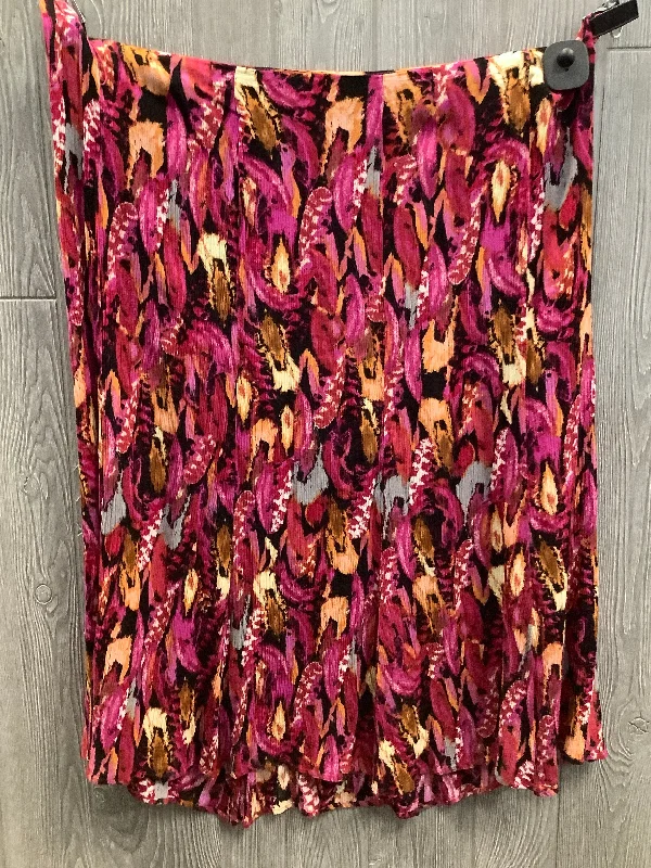 Fashion Staples Skirt Midi By Cato In Multi-colored, Size: 18