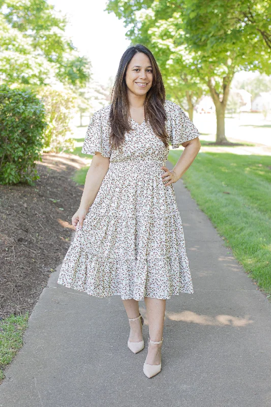 Smart Casual The Jemma in Almond Floral (FINAL SALE)