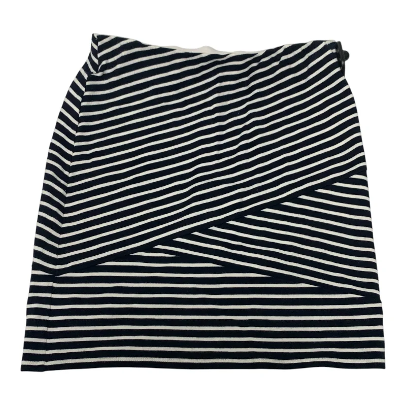 Functional Outfits Skirt Mini & Short By Loft In Blue & White, Size: Xs