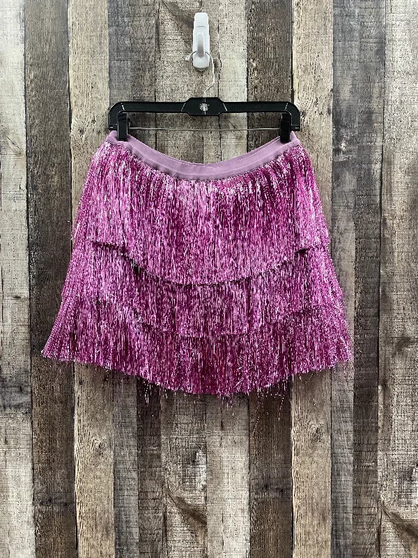 Simple Comfort Skirt Mini & Short By Akira In Purple, Size: Xl