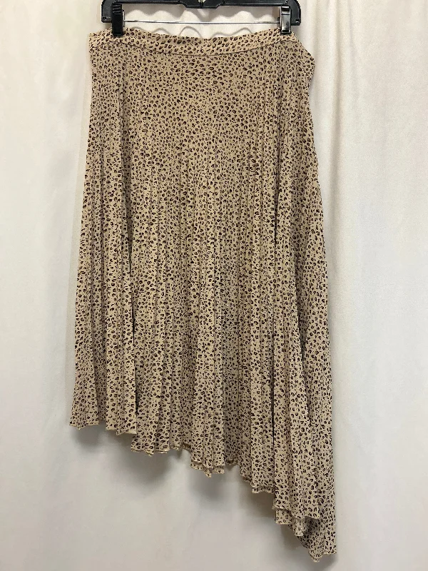 Cozy Daywear Skirt Maxi By Sanctuary In Animal Print, Size: 2x