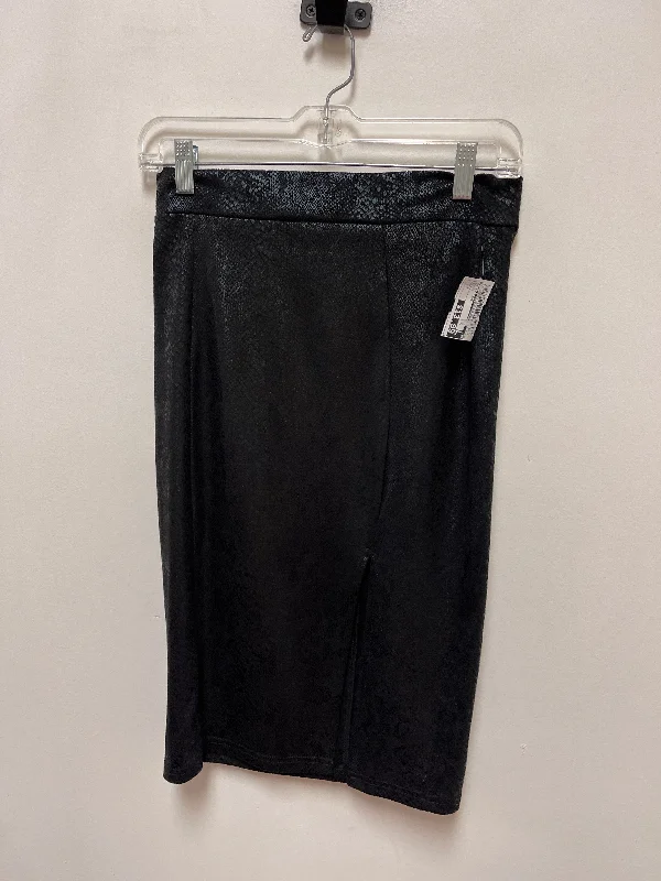 Trendy Clothing Skirt Midi By She + Sky In Black, Size: 4