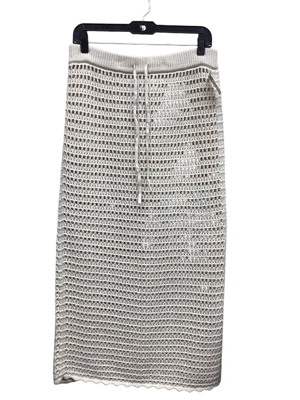 Relaxed Wardrobe Skirt Maxi By Hollister In Cream, Size: L