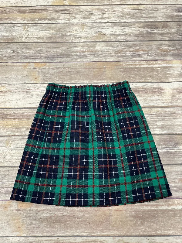 Affordable Trend Skirt Mini & Short By J. Crew In Plaid Pattern, Size: 0