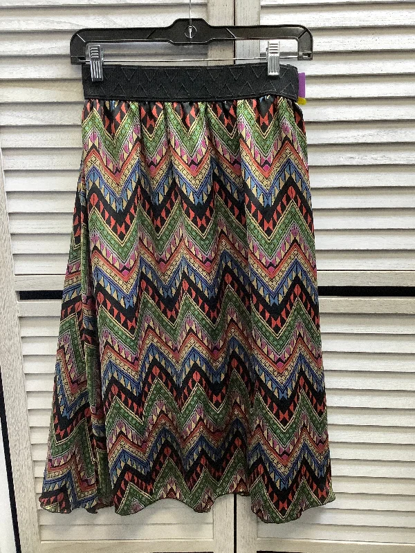 Elegant Fashion Skirt Midi By Lularoe In Multi-colored, Size: S