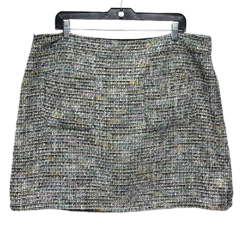 Fashion Layers Skirt Mini & Short By Loft In Multi-colored, Size: 16