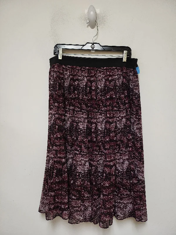 Cozy Pieces Skirt Midi By Torrid In Purple, Size: 12