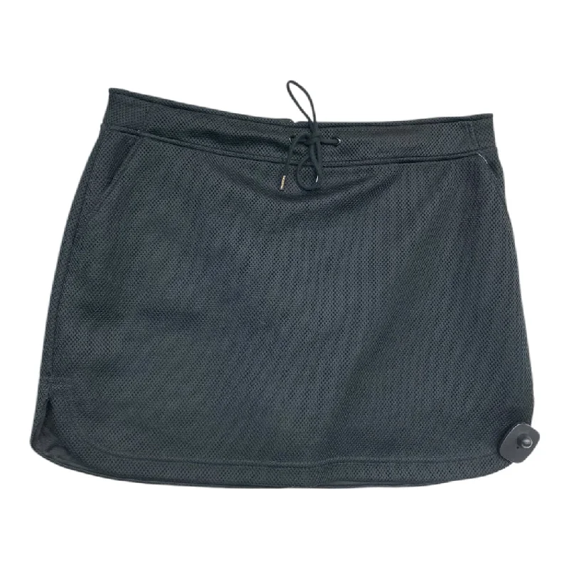 Smart Casual Athletic Skirt By Slazenger In Black, Size: 12