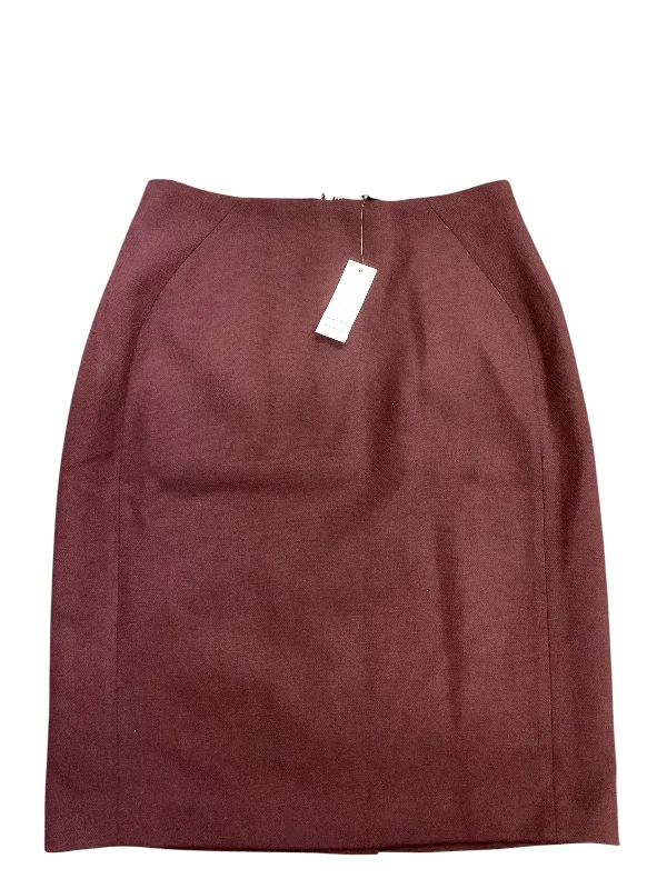Warm Clothing Skirt Mini & Short By White House Black Market In Maroon, Size: 6p