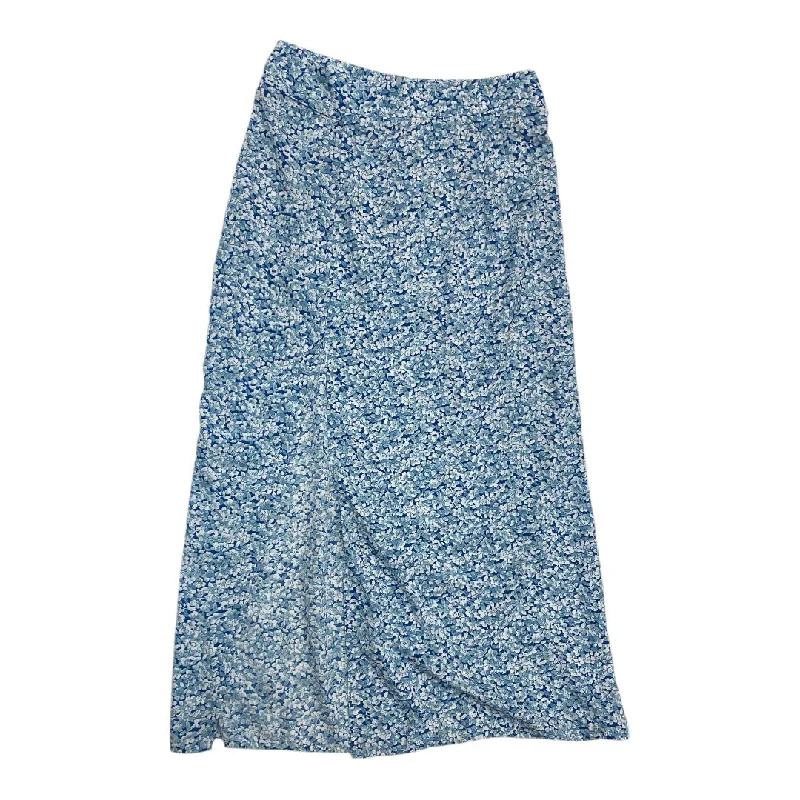 Luxurious Comfort Skirt Midi By Shein In Blue, Size: M