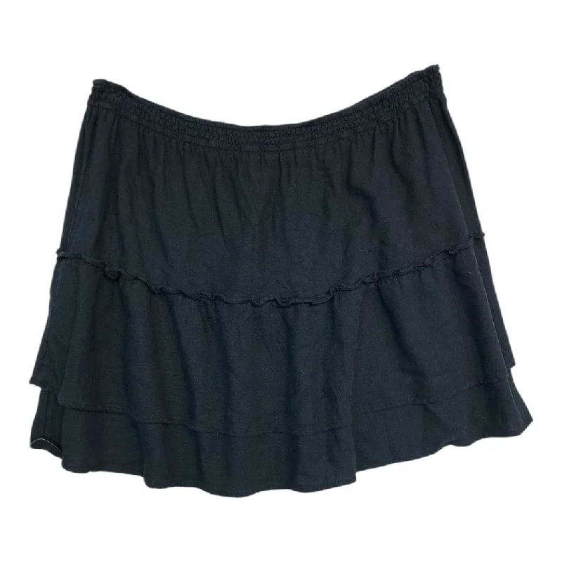 Budget-Friendly Looks Skirt Mini & Short By Abercrombie And Fitch In Black, Size: Xl
