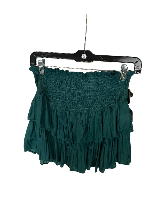 Smart Outfits Skirt Mini & Short By Mustard Seed In Green, Size: S