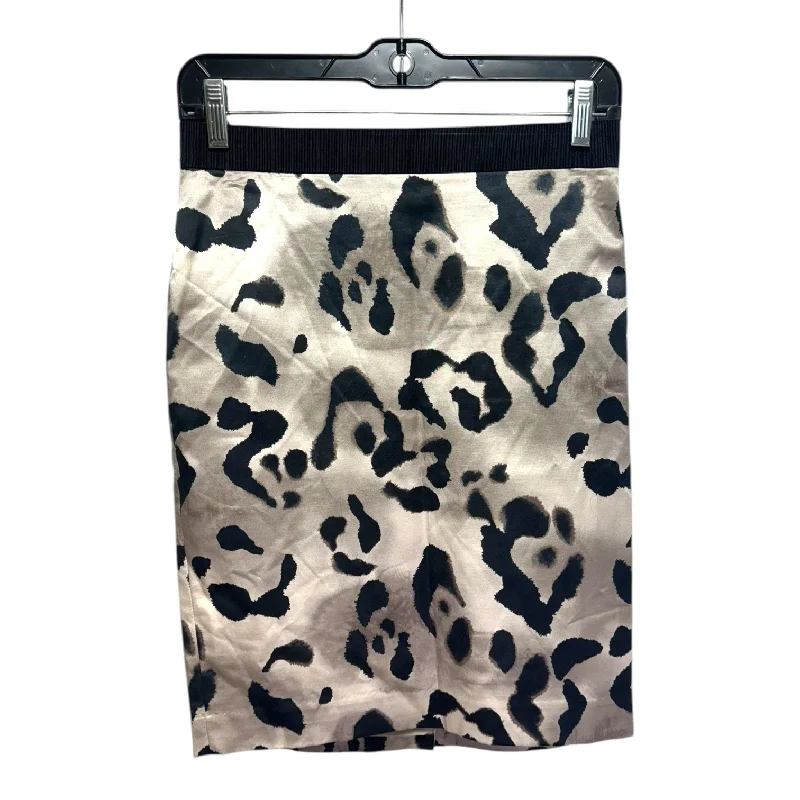 Relaxed Fashion Skirt Midi By Ann Taylor In Animal Print, Size: 2p