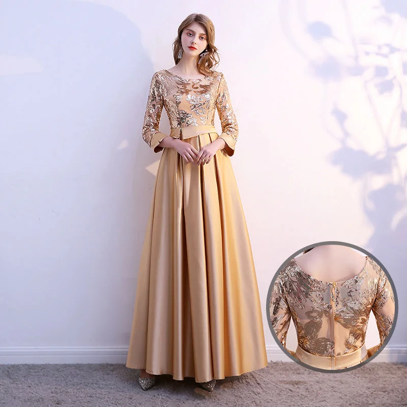 Casual Vibes Elegant Brilliant Women Party Long Evening Dresses