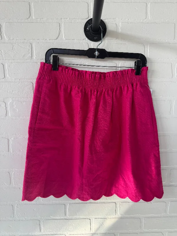 Comfy Clothes Skirt Mini & Short By J. Crew In Pink, Size: 8