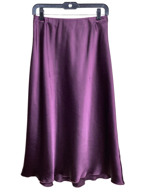 Soft Fit Skirt Maxi By Nicole By Nicole Miller In Purple, Size: M