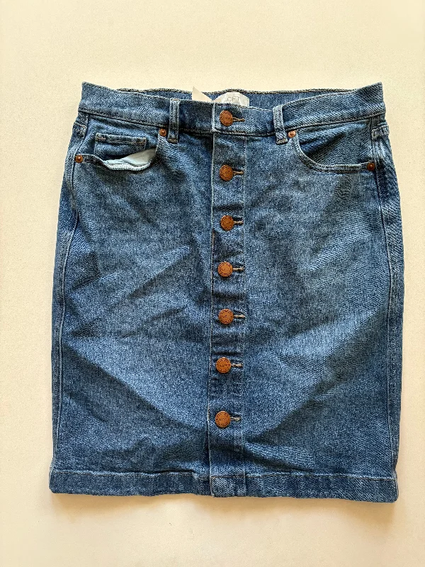 Cozy Daywear Skirt Mini & Short By Loft In Blue, Size: 4