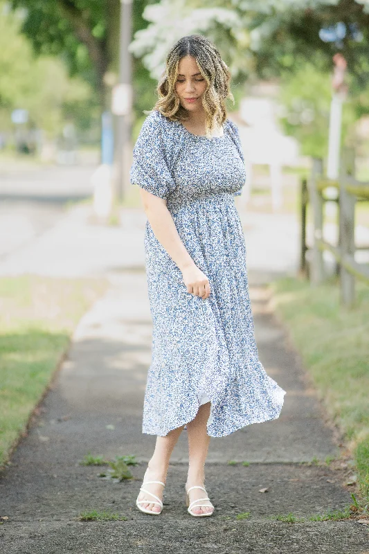 Fashion Layers The Freddie in Retro Blue Bouquet (FINAL SALE)