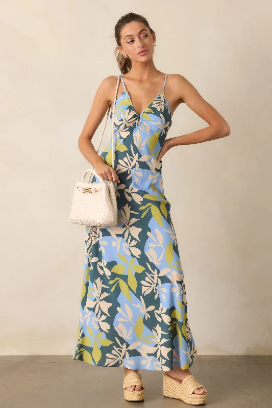 Soft Fit MINKPINK Artistic Garden Green Maxi Dress