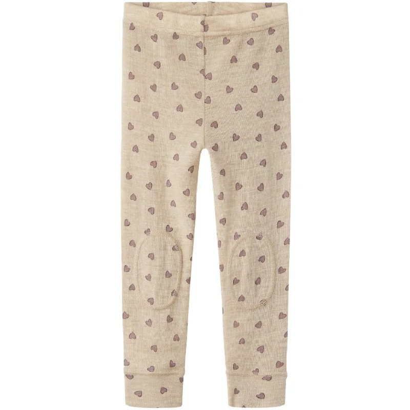 Smart Choices Name It Pure Cashmere Wang Uld Rib Leggings AOP