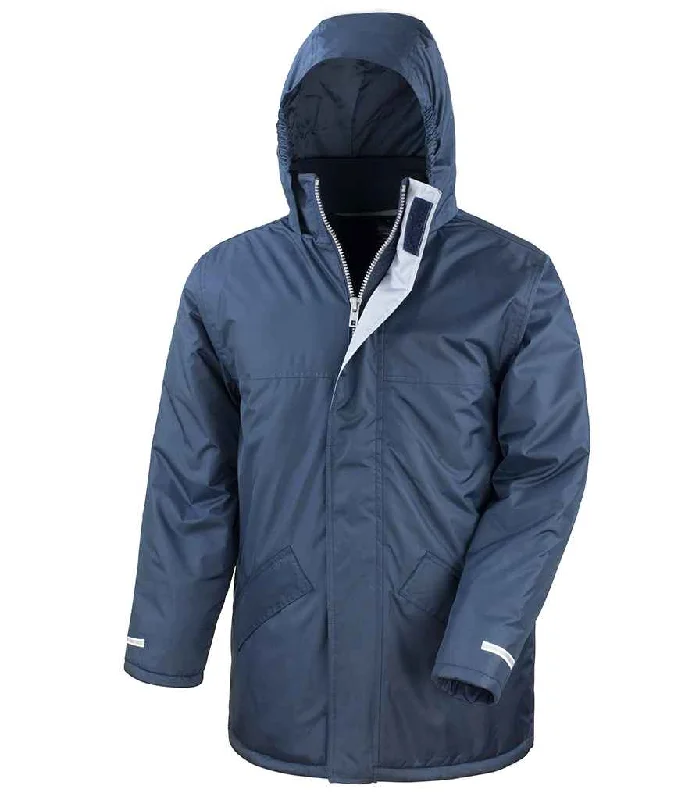 Stylish Comfort Result Core Winter Parka Jacket | Navy