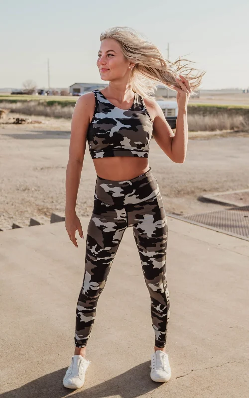 Daily Comfort Jungle Camo Highwaist Leggings - Mono B - Final Sale