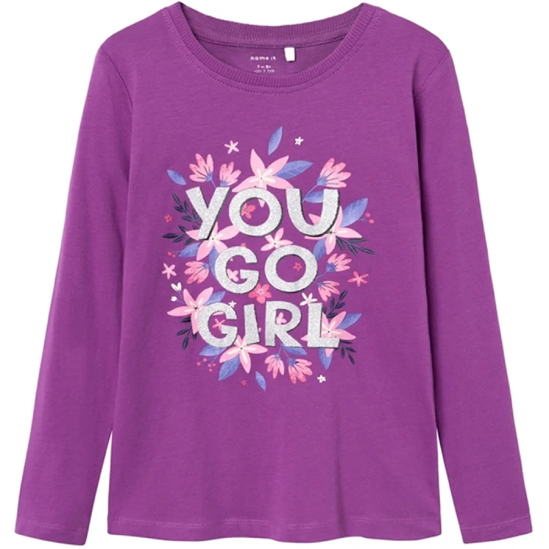 Casual Fashion Name it Hyacinth Violet Roda T-Shirt