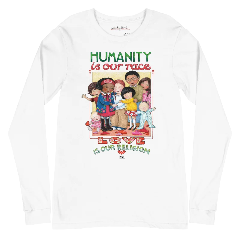 Chic and Cozy HumanityUnisex Long Sleeve Shirt