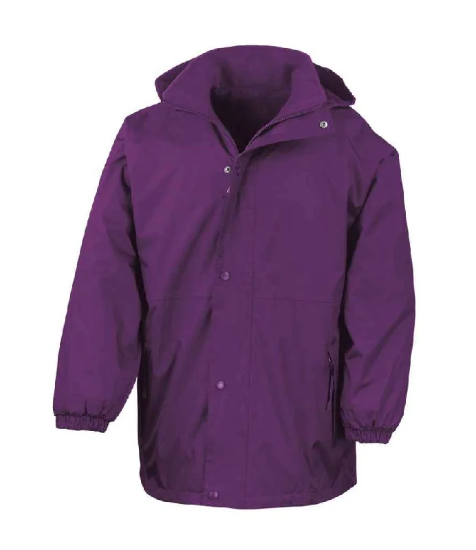 Fashionable Fit Result Reversible StormDri 4000 Waterproof Jacket | Purple/Purple