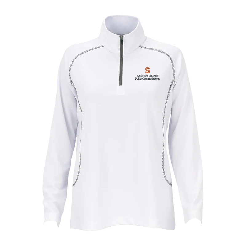 Trendy Clothing Vansport Ladies Syracuse Newhouse School of Public Communications Twill Knit 1/4 Pullover Trendy Clothing Vansport Ladies Syracuse Newhouse School of Public Communications Twill Knit 1/4 Pullover