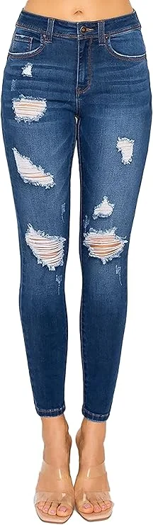 Cozy Daywear WAX JEAN Women's Butt I Love You Push-Up Destructed Modal Basic Skinny Jeans Cozy Daywear WAX JEAN Women's Butt I Love You Push-Up Destructed Modal Basic Skinny Jeans