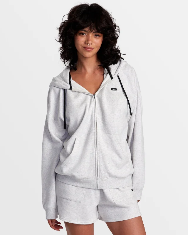 Smart Choices Sunday Hooded Base Layer Top - Heather Grey