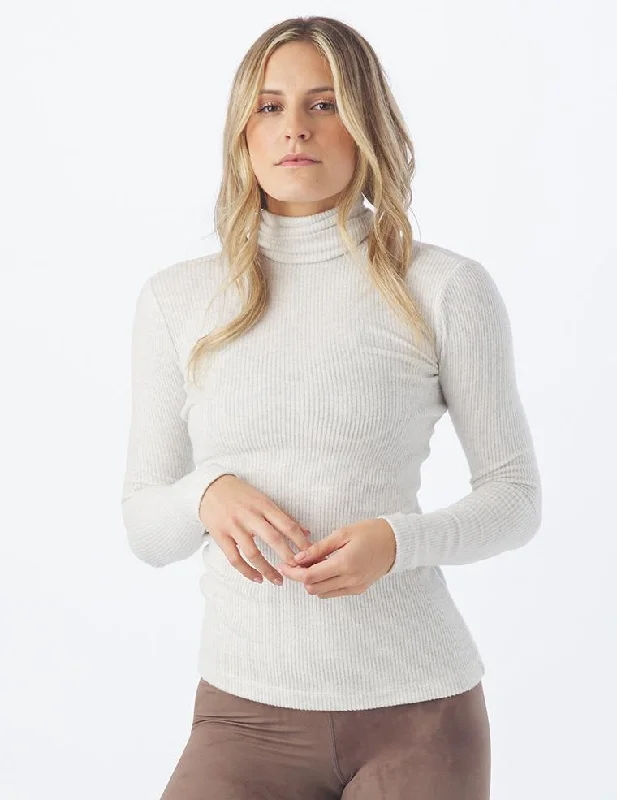 Personalized Layout Comfort Turtleneck: Oatmeal Heather