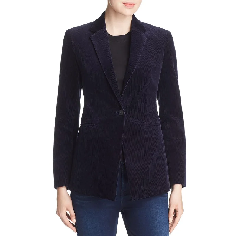 Comfy Tops Theory Womens Power Corduroy One-Button Blazer