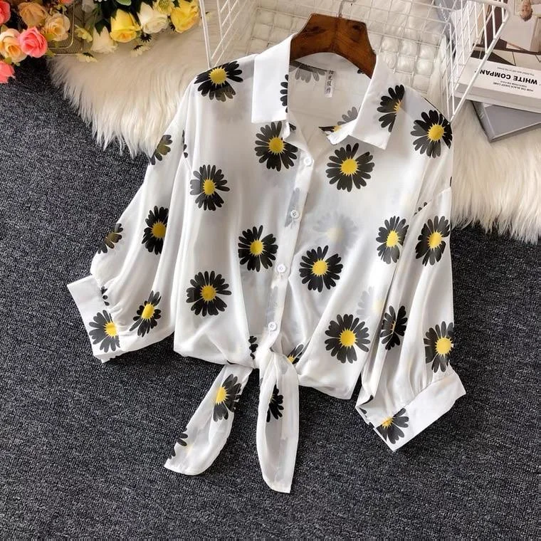 Personalized Independent Style Sunflower Statement Shirts