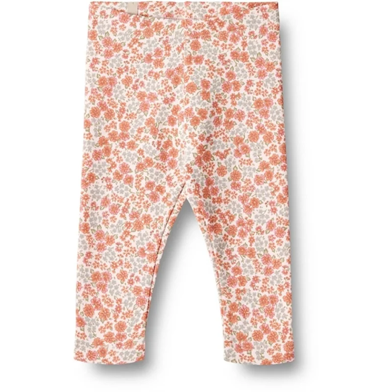 Comfy Clothes Wheat Rose Flowers Leggings Jules