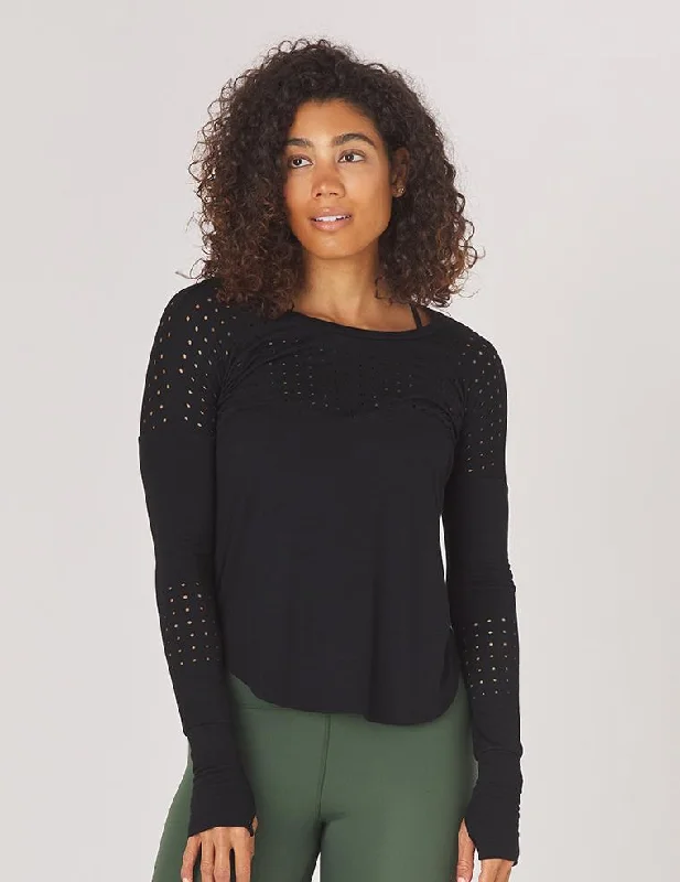 Smart Outfits Mood Long Sleeve: Black