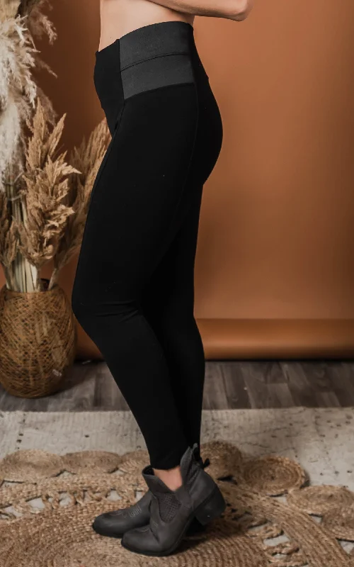 Practical Wear The Gossip Girl Black Leggings
