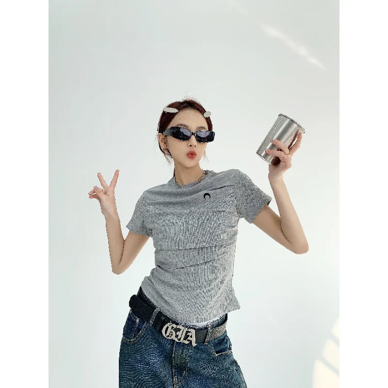 Comfortable Jeans Casual Ribbed Turtleneck Top